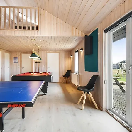 House With Pool, Spa, And Sauna By The Sea - Sj220 Semesterbostad Harboør